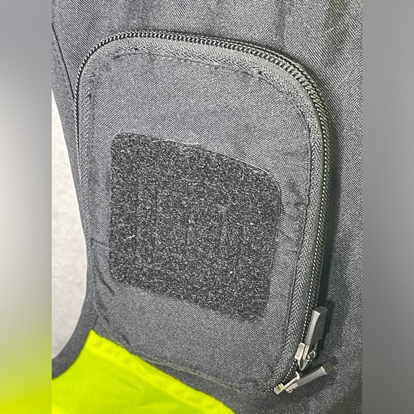 5.11 Tactical High Visibility Motorcycle Riding Vest Fluorescent Yellow Reflect - Picture 5 of 9